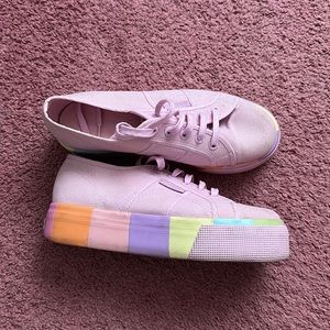 superga rainbow sneakers size 38